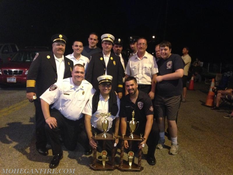 Mohegan FD Brought Home Best Regulation Uniform And Best Overall Apparatus From Verplanck FD Parade On 7/19/14